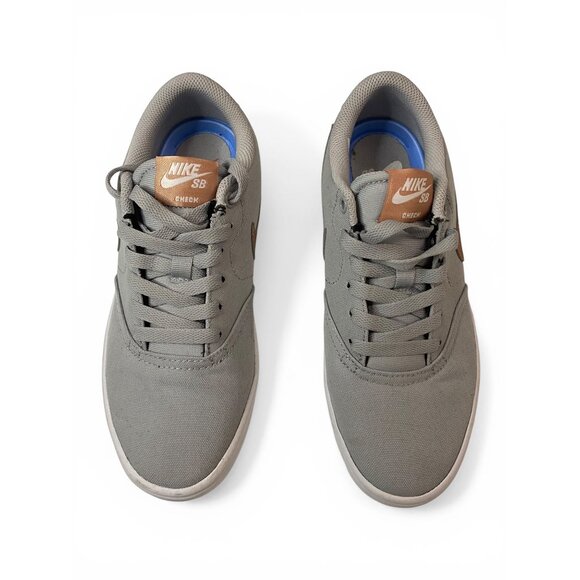 Nike SB Check Solarsoft Gray Sneakers Womens 6 Skate Shoes 921463-006 - Picture 4 of 11